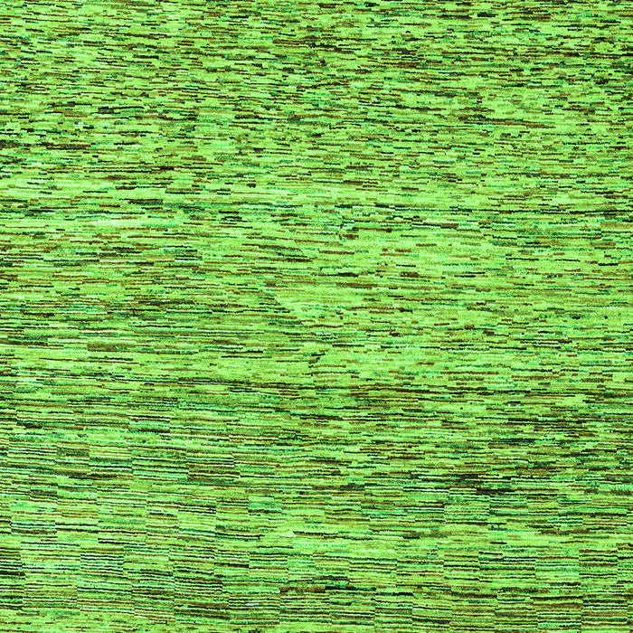 Machine Washable Oriental Green Modern Area Rugs, wshabs1842grn