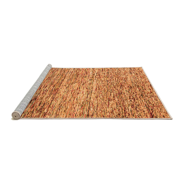 Sideview of Machine Washable Oriental Orange Modern Area Rugs, wshabs1842org