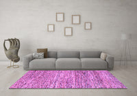 Machine Washable Oriental Purple Modern Rug, wshabs1842pur