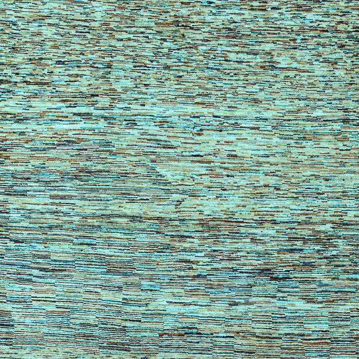 Machine Washable Oriental Light Blue Modern Rug, wshabs1842lblu