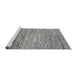 Sideview of Machine Washable Oriental Gray Modern Rug, wshabs1842gry