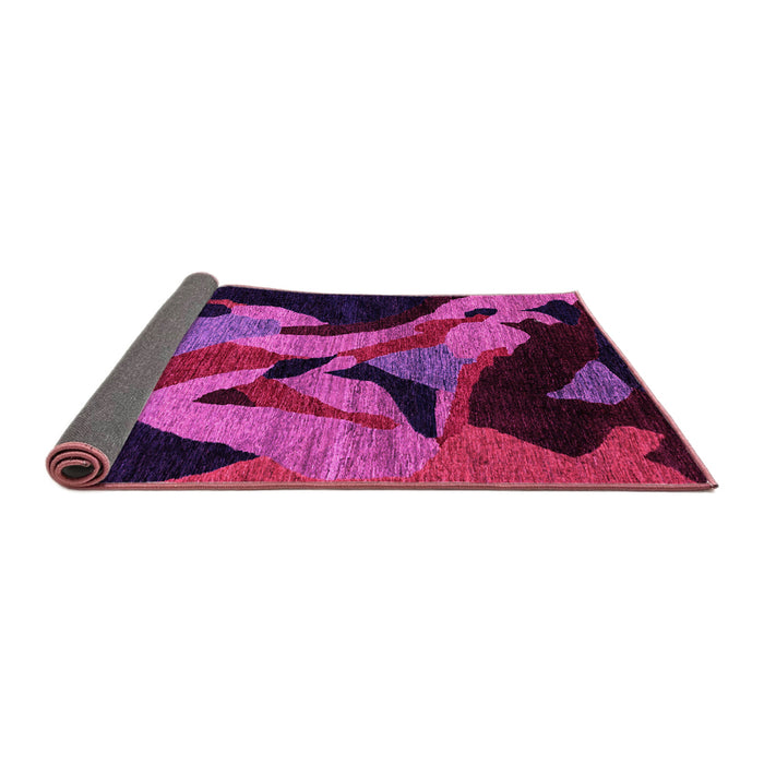 Sideview of Oriental Pink Modern Rug, abs1843pnk