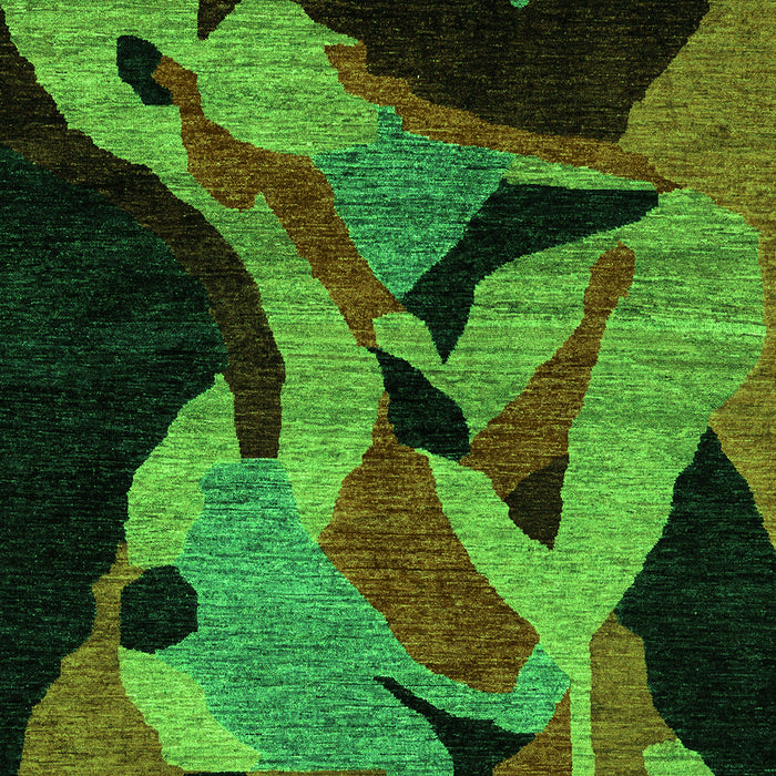 Oriental Green Modern Rug, abs1843grn