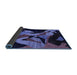 Sideview of Oriental Blue Modern Rug, abs1843blu