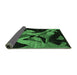 Sideview of Oriental Emerald Green Modern Rug, abs1843emgrn