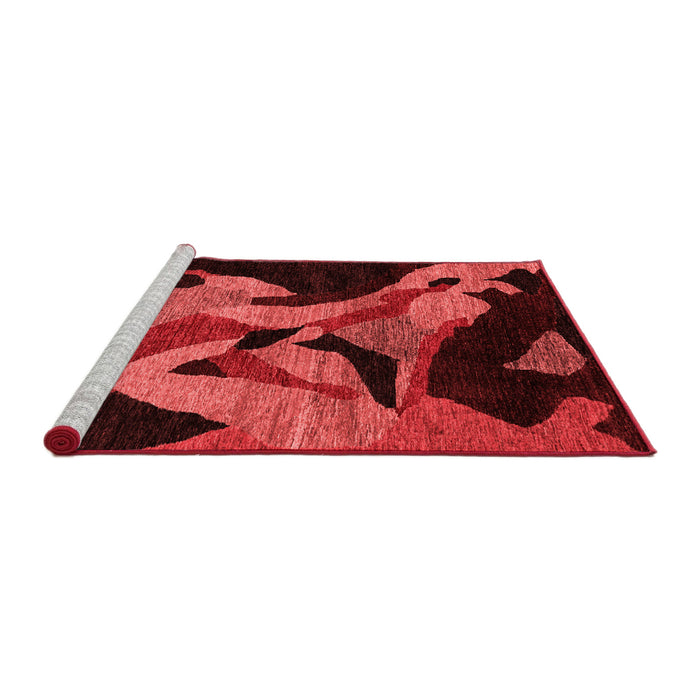 Modern Red Washable Rugs