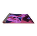 Sideview of Oriental Purple Modern Rug, abs1843pur