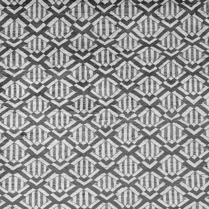 Square Oriental Gray Modern Rug, abs1844gry