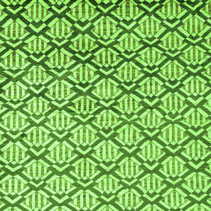 Square Oriental Green Modern Rug, abs1844grn