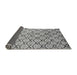 Sideview of Oriental Gray Modern Rug, abs1844gry