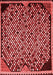 Abstract Red Modern Area Rugs