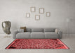 Modern Red Washable Rugs