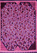 Machine Washable Abstract Pink Modern Rug, wshabs1845pnk