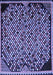 Machine Washable Abstract Blue Modern Rug, wshabs1845blu