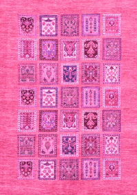 Abstract Pink Modern Rug, abs1846pnk