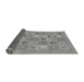 Sideview of Abstract Gray Modern Rug, abs1846gry