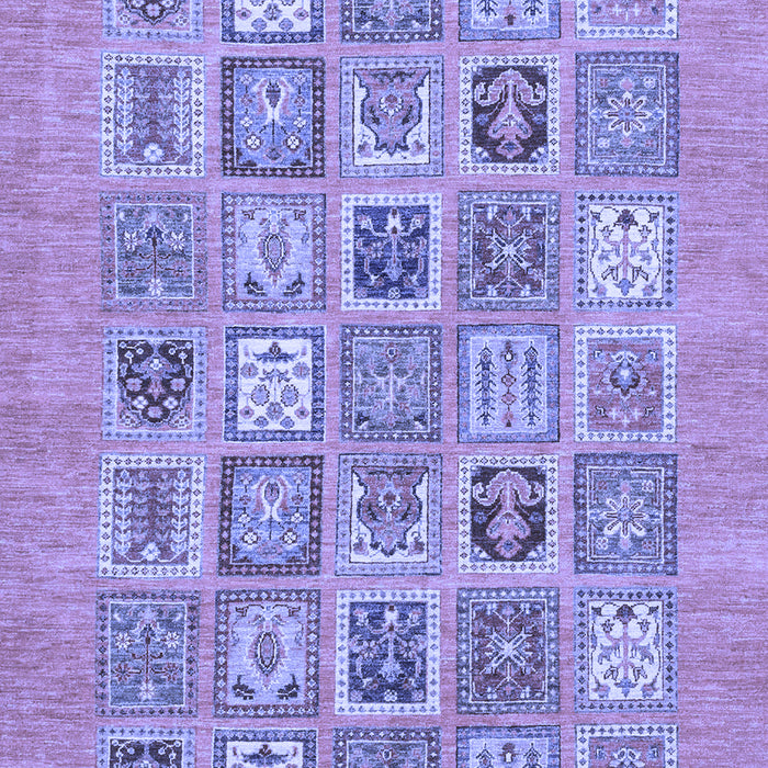 Abstract Blue Modern Rug, abs1846blu