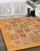 Machine Washable Abstract Yellow Rug in a Family Room, wshabs1846