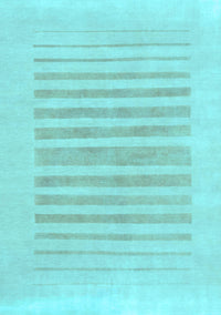 Solid Light Blue Modern Rug, abs1847lblu