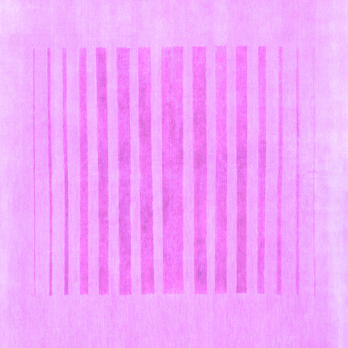 Square Machine Washable Solid Purple Modern Area Rugs, wshabs1847pur