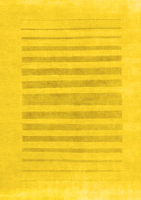 Solid Yellow Modern Rug, abs1847yw