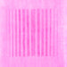 Square Solid Pink Modern Rug, abs1847pnk