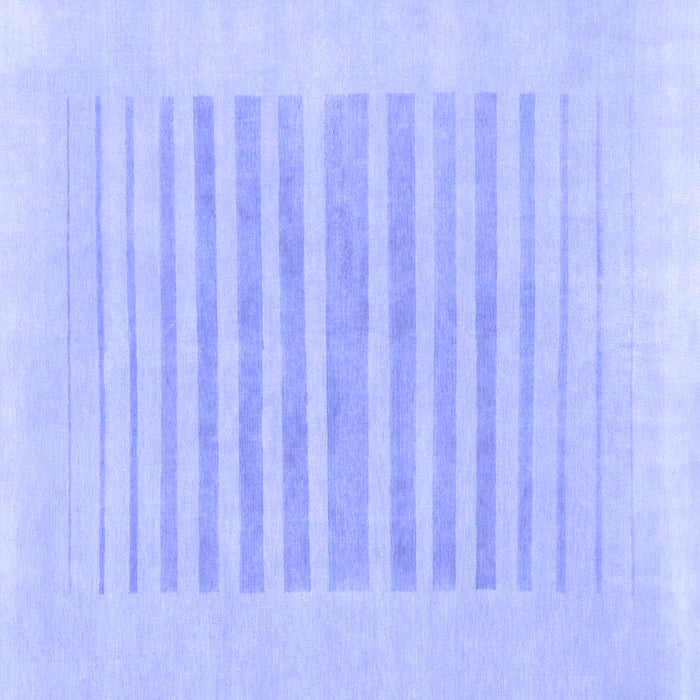 Square Machine Washable Solid Blue Modern Rug, wshabs1847blu