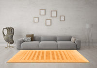 Machine Washable Solid Orange Modern Rug, wshabs1847org