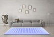 Machine Washable Solid Blue Modern Rug in a Living Room, wshabs1847blu