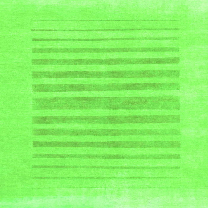 Square Solid Green Modern Rug, abs1847grn