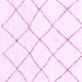 Square Machine Washable Solid Pink Modern Rug, wshabs1848pnk