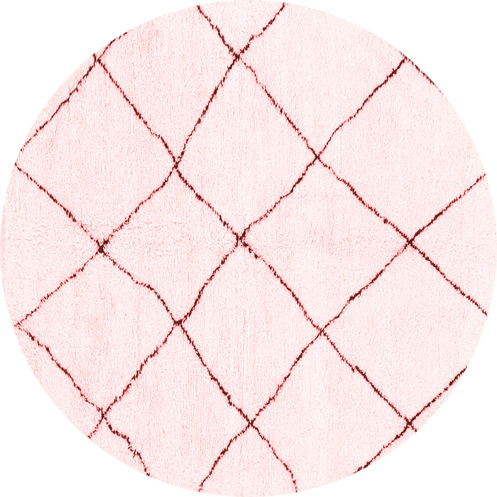 Machine Washable Solid Red Modern Rug, wshabs1848red