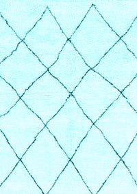 Solid Light Blue Modern Rug, abs1848lblu