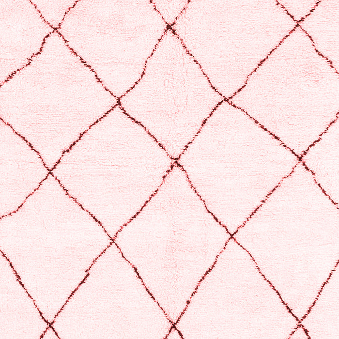Machine Washable Solid Red Modern Rug, wshabs1848red