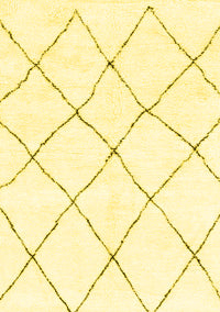 Solid Yellow Modern Rug, abs1848yw