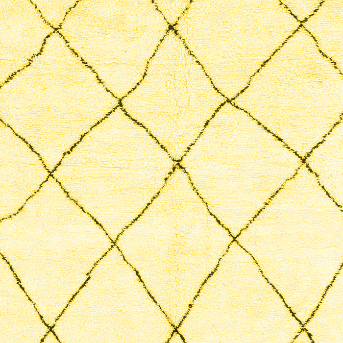 Solid Yellow Modern Rug, abs1848yw