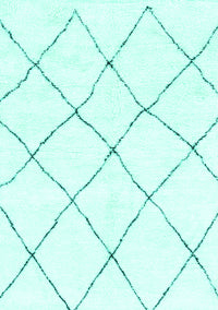 Solid Turquoise Modern Rug, abs1848turq