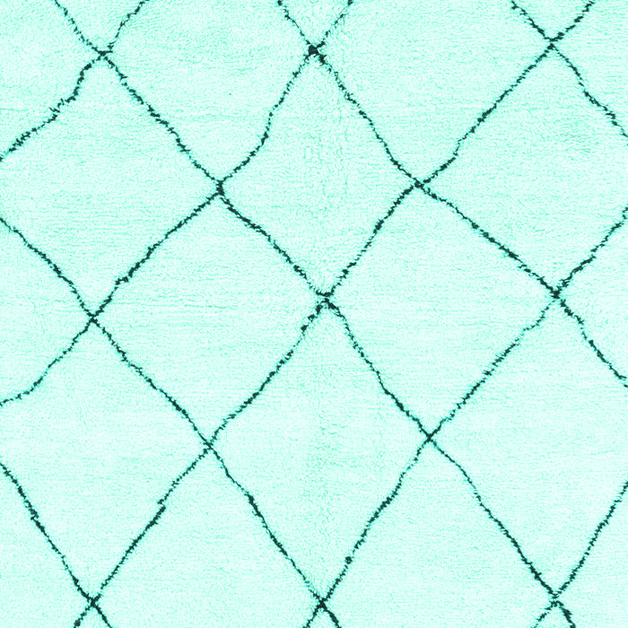 Solid Turquoise Modern Rug, abs1848turq