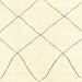 Square Machine Washable Abstract Parchment Beige Rug, wshabs1849