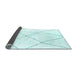 Sideview of Solid Light Blue Modern Rug, abs1849lblu