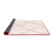 Solid Red Modern Area Rugs