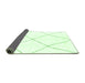 Sideview of Solid Green Modern Rug, abs1849grn