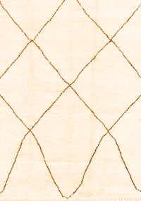 Solid Orange Modern Rug, abs1849org