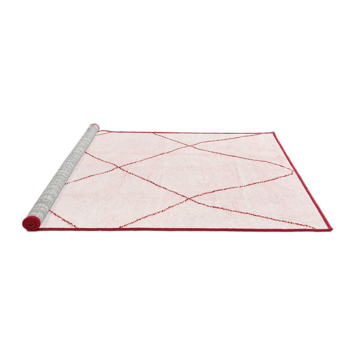 Modern Red Washable Rugs