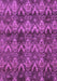 Machine Washable Abstract Purple Modern Area Rugs, wshabs184pur