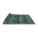 Sideview of Abstract Light Blue Modern Rug, abs184lblu