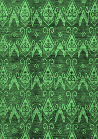 Abstract Emerald Green Modern Rug, abs184emgrn