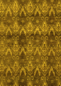 Abstract Yellow Modern Rug, abs184yw