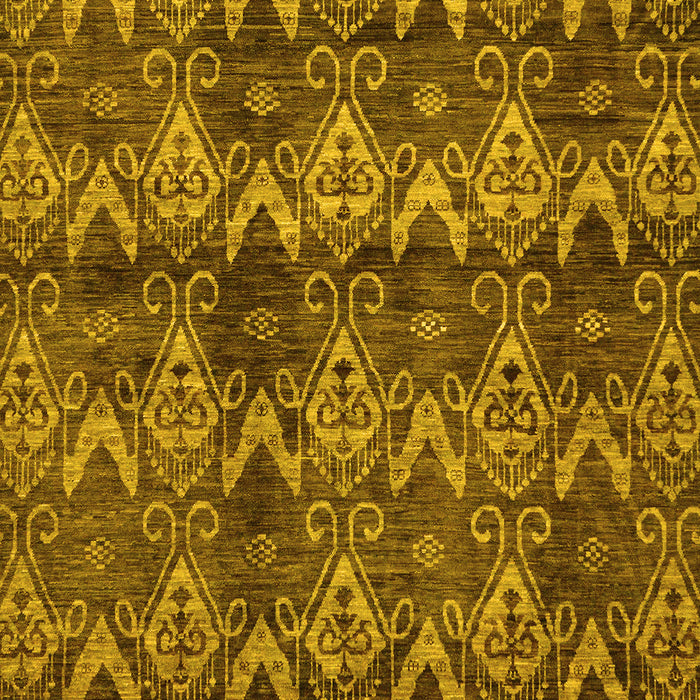 Abstract Yellow Modern Rug, abs184yw