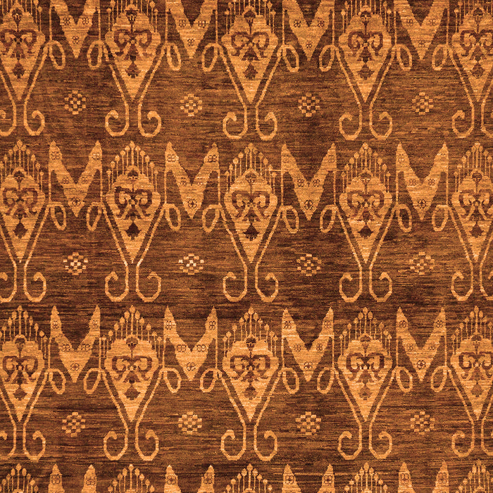 Machine Washable Abstract Orange Modern Area Rugs, wshabs184org